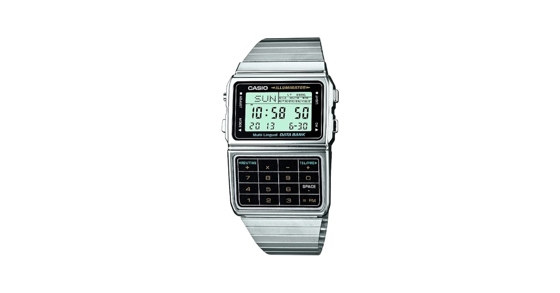 Amazon.com: Casio DBC-611-1CR Data Bank Classic Series